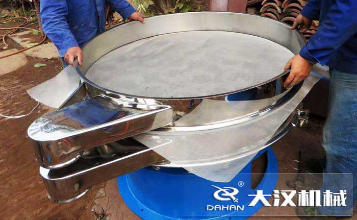 旋振篩換網方法 旋振篩換網方法